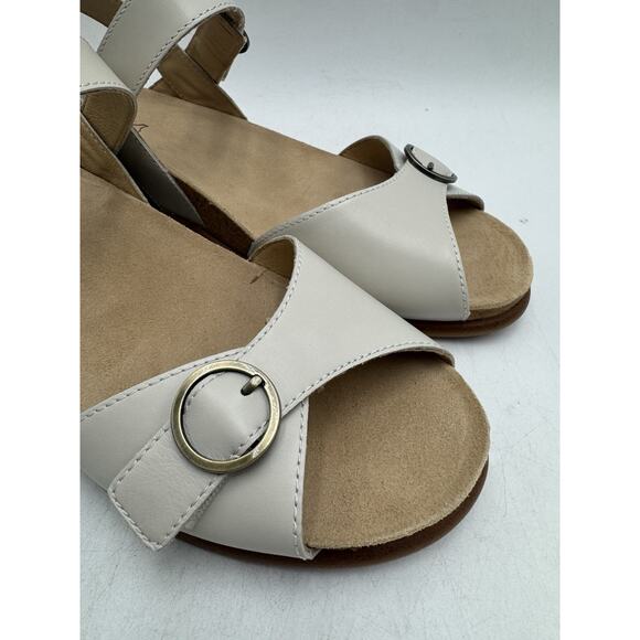 Danso CANDACE FULL GRAIN Women's NEW Sandal Ivory EU Size 40 - Picture 2 of 11